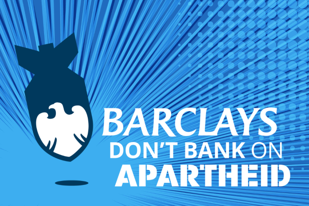 Barclays banking on apartheid CTA
