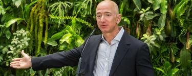 Jeff Bezos at Amazon Spheres Grand Opening in Seattle. Photo: Seattle City Council