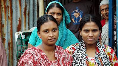 Bangladeshi garment workers. Photo: Tarif Rahman/War on Want.