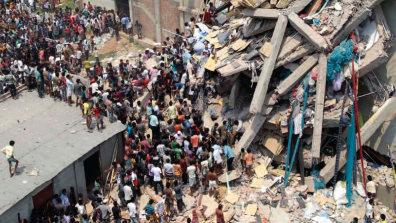 Rana Plaza building collapse, Bangladesh, April 2013 © A.M Ahad/AP/Press Association Images